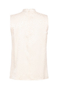 Bluza sa visokom kragnom u dezenu Tiffany Production